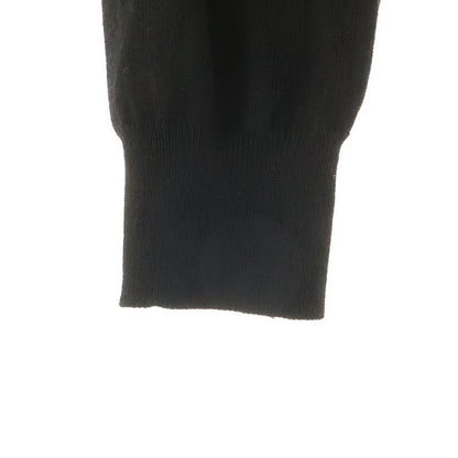 Balenciaga Emblem Logo Embroidery Wool Crew Neck Pullover Long Sleeve Knit