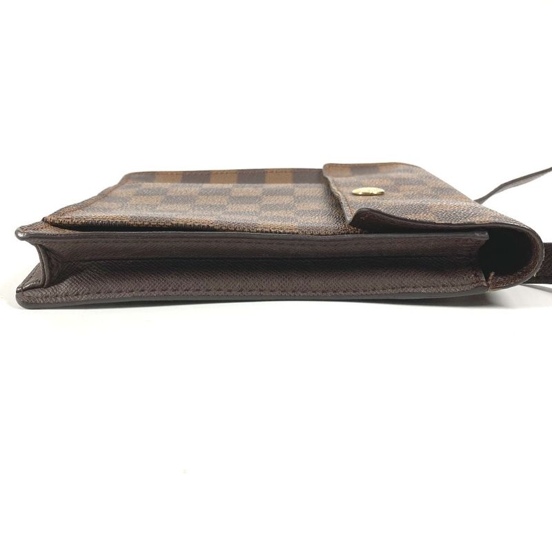 Louis Vuitton Shoulder Bag Pimlico Damier Canvas Ebene Brown