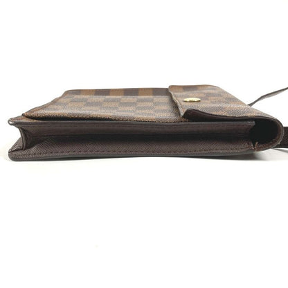 Louis Vuitton Shoulder Bag Pimlico Damier Canvas Ebene Brown