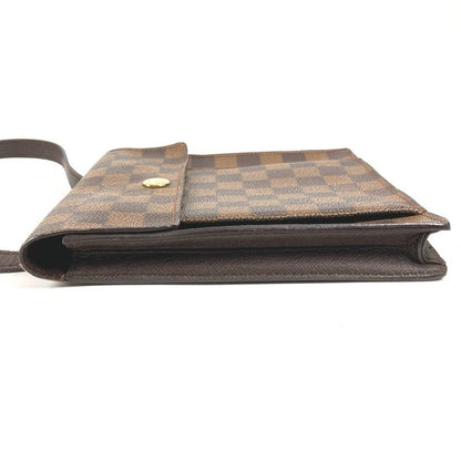 Louis Vuitton Shoulder Bag Pimlico Damier Canvas Ebene Brown