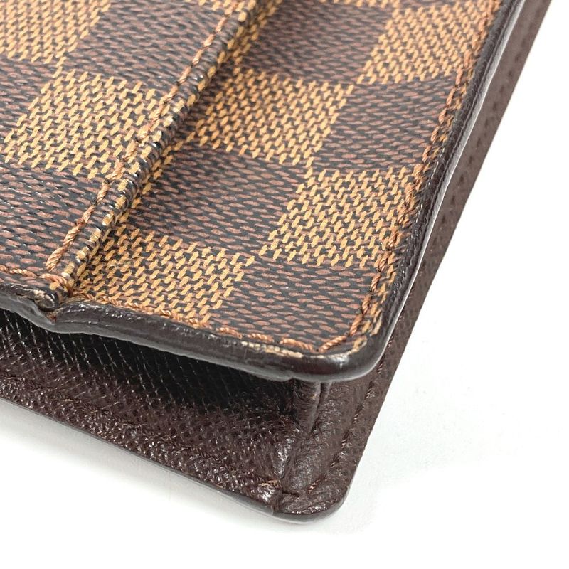 Louis Vuitton Shoulder Bag Pimlico Damier Canvas Ebene Brown