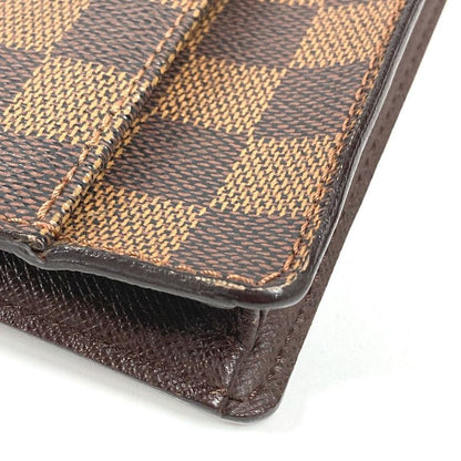 Louis Vuitton Shoulder Bag Pimlico Damier Canvas Ebene Brown