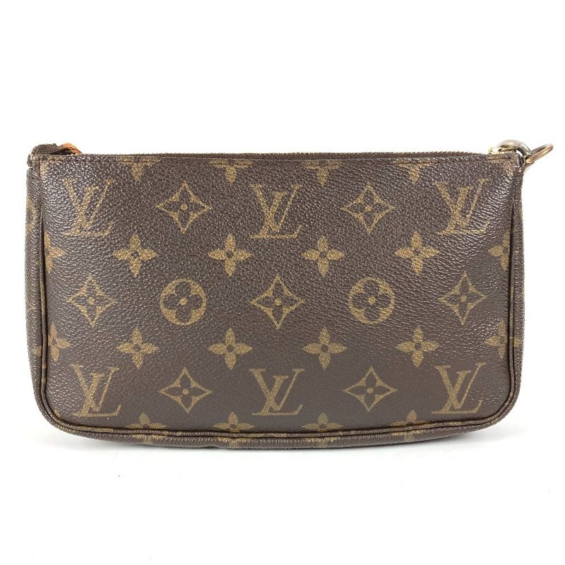 Louis Vuitton Pouch Pochette Accessoire Monogram Canvas Brown