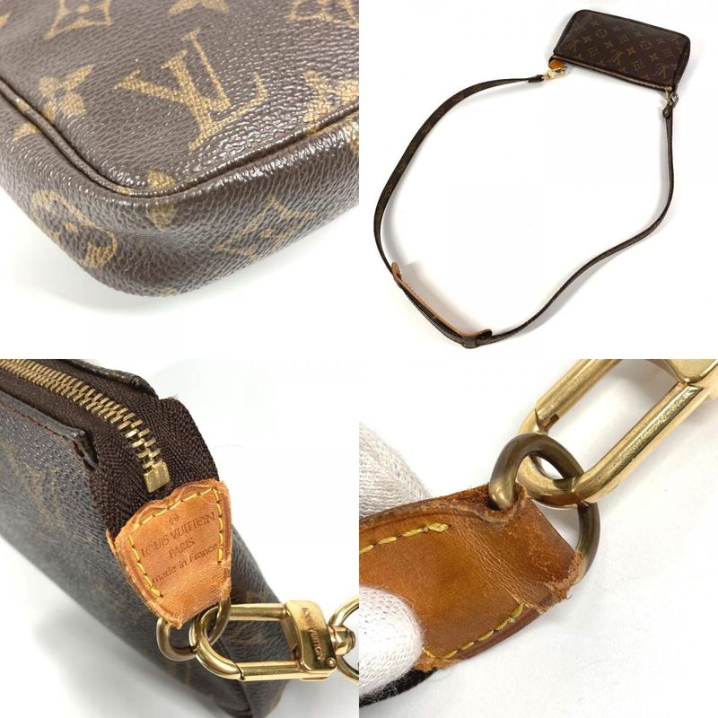 Louis Vuitton Pouch Pochette Accessoire Monogram Canvas Brown