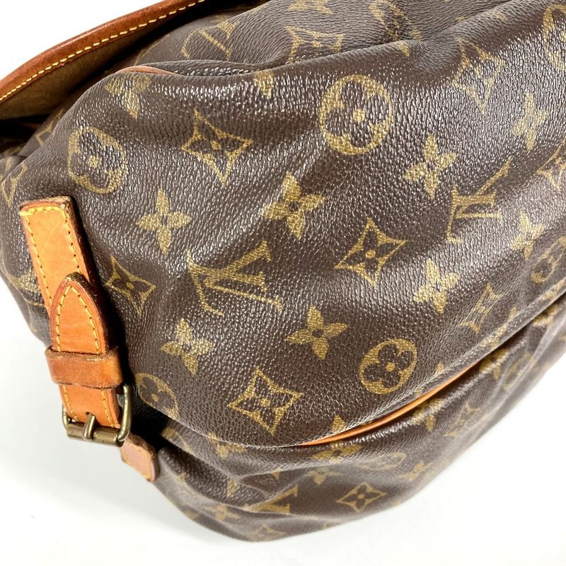 Louis Vuitton Shoulder Bag Saumur 35 Monogram Canvas Brown