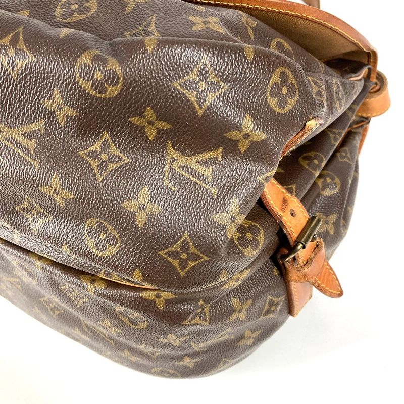 Louis Vuitton Shoulder Bag Saumur 35 Monogram Canvas Brown