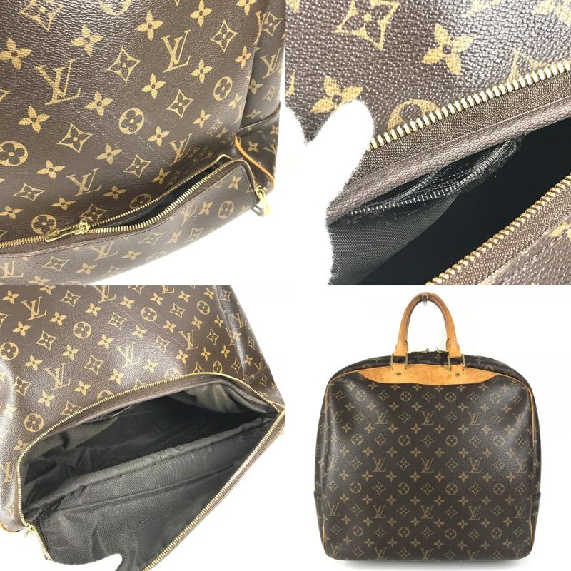 Louis Vuitton Handbag Evasion Monogram Canvas Brown