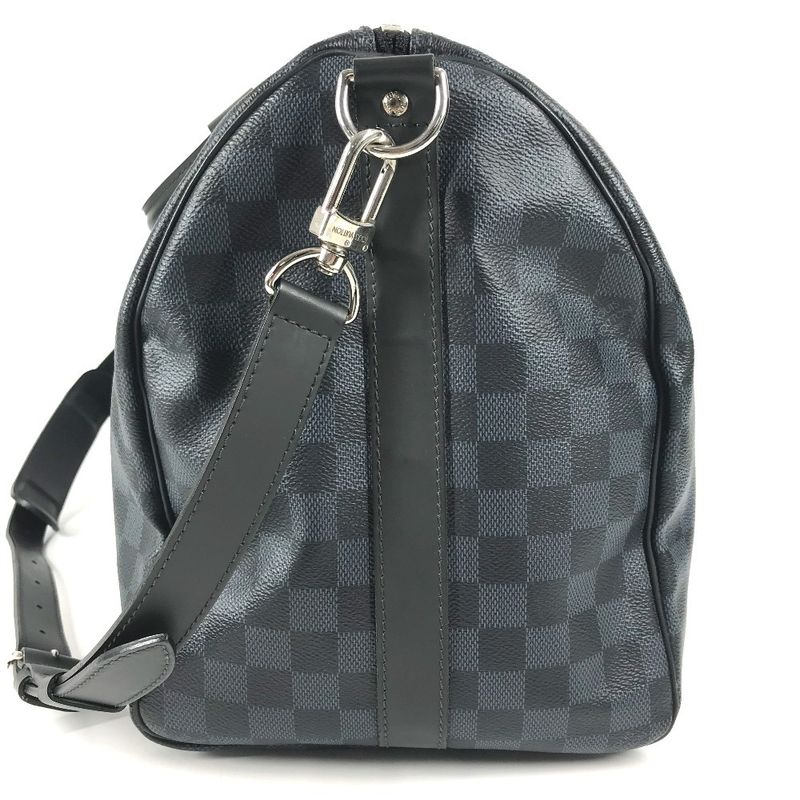 Louis Vuitton Boston Bag Keepall Bandouliere 45 Damier Ecobalt Canvas