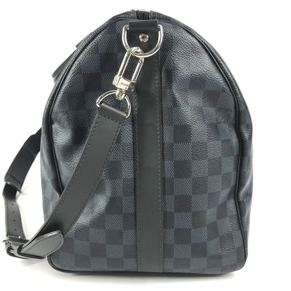 Louis Vuitton Boston Bag Keepall Bandouliere 45 Damier Ecobalt Canvas
