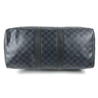 Louis Vuitton Boston Bag Keepall Bandouliere 45 Damier Ecobalt Canvas