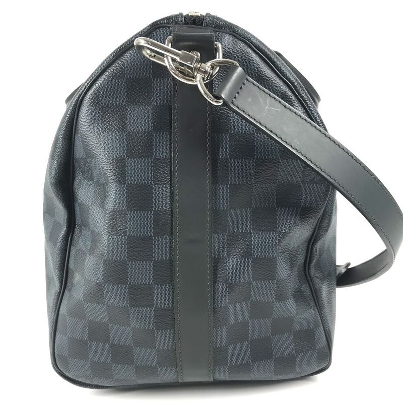 Louis Vuitton Boston Bag Keepall Bandouliere 45 Damier Ecobalt Canvas