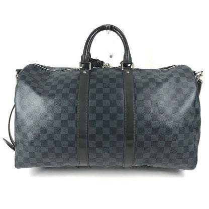Louis Vuitton Boston Bag Keepall Bandouliere 45 Damier Ecobalt Canvas