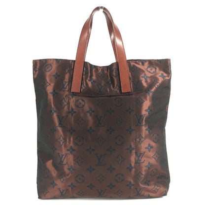 Louis Vuitton Shoulder Bag Cabas Escapade Leather Nylon Brown