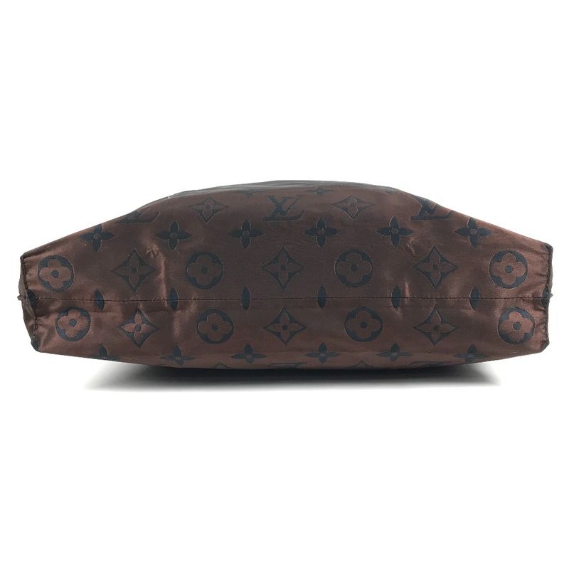 Louis Vuitton Shoulder Bag Cabas Escapade Leather Nylon Brown