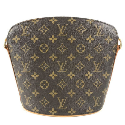 Louis Vuitton Shoulder Bag Drouot Monogram Canvas Brown