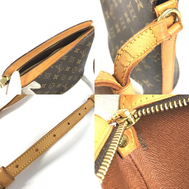 Louis Vuitton Shoulder Bag Drouot Monogram Canvas Brown