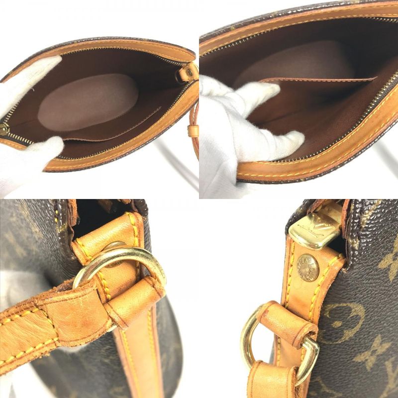 Louis Vuitton Shoulder Bag Drouot Monogram Canvas Brown