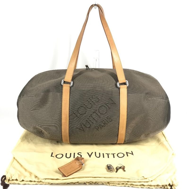 Louis Vuitton Boston Bag Akatan Damier Geant Canvas Khaki