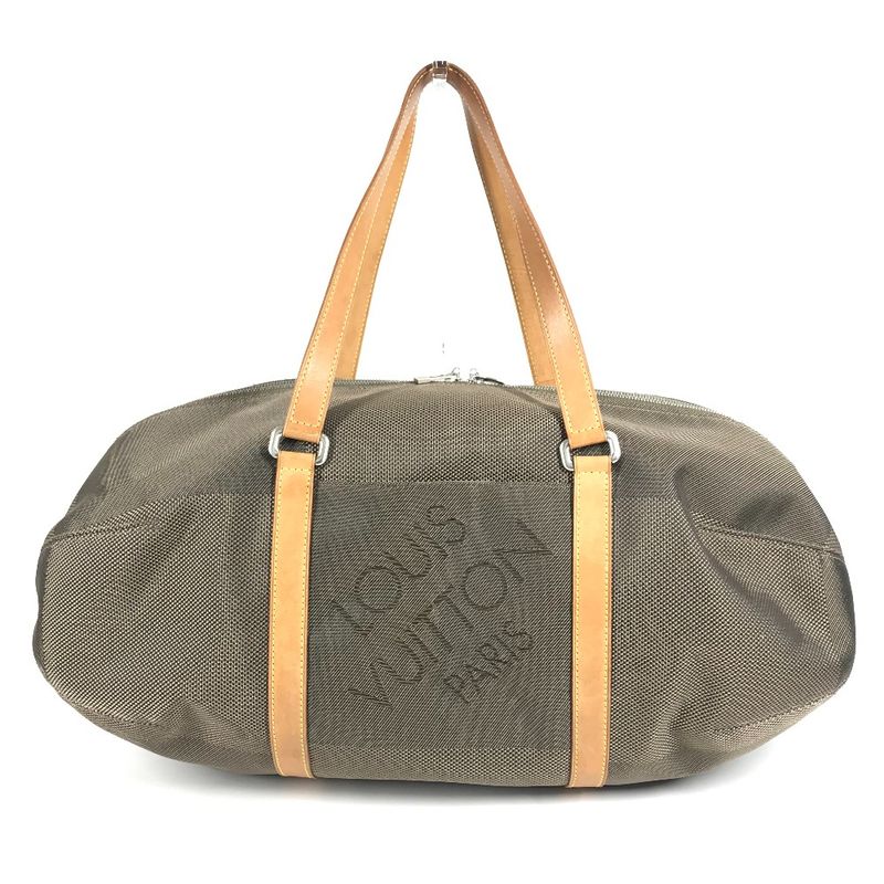 Louis Vuitton Boston Bag Akatan Damier Geant Canvas Khaki