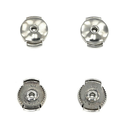 Hermes Earrings Loop MM Silver