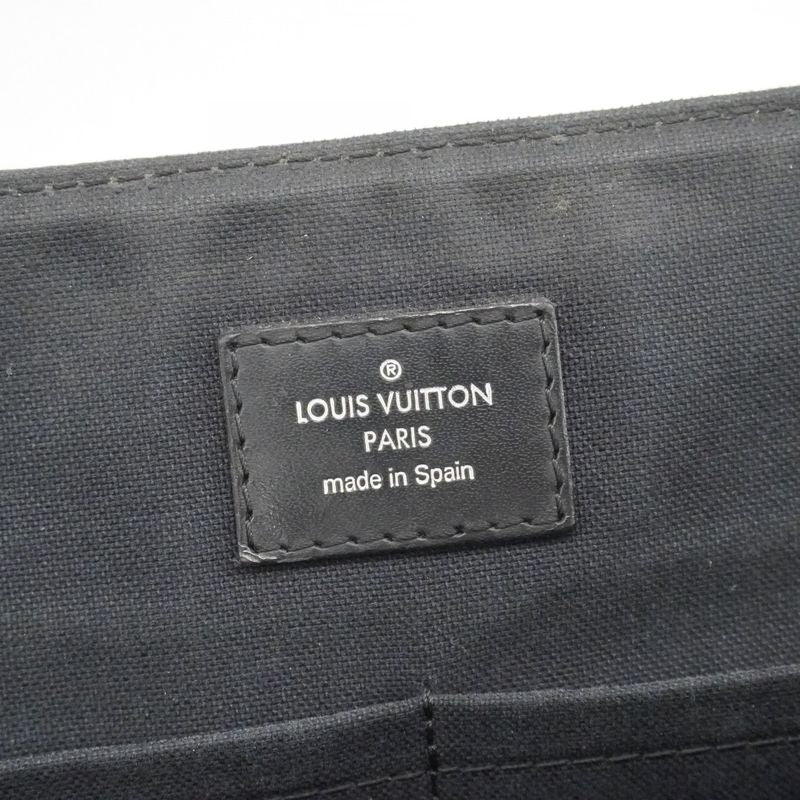 Louis Vuitton Shoulder Bag Damier Graphite District MM Black