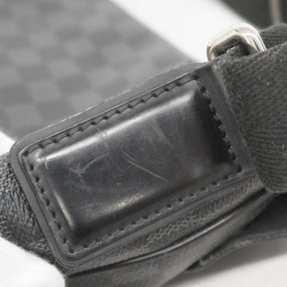 Louis Vuitton Shoulder Bag Damier Graphite District MM Black