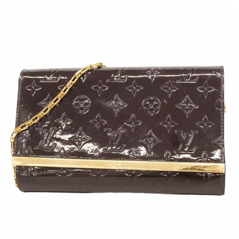 Louis Vuitton Shoulder Bag Vernis Clutch Ana Amaranth