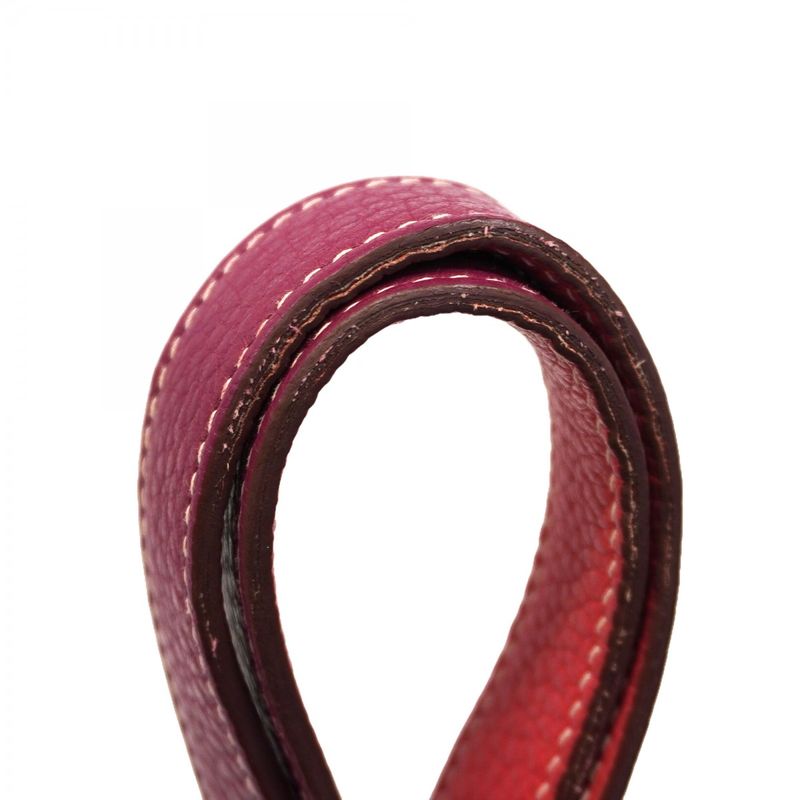 Hermes Tote Double Sens Taurillon Clemence Ruby Bougainvillea