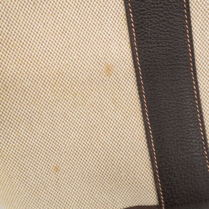 Hermes Tote Garden Party PM Toile Ash Brown Silver