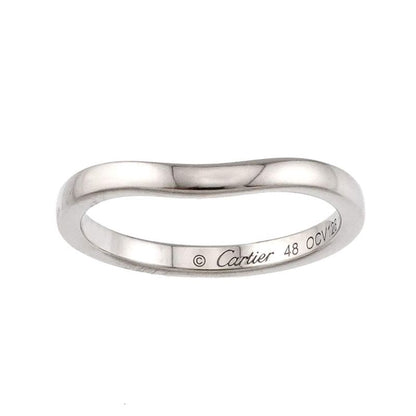 Cartier Ballerina Cab 48 Ring Width Pt Platinum