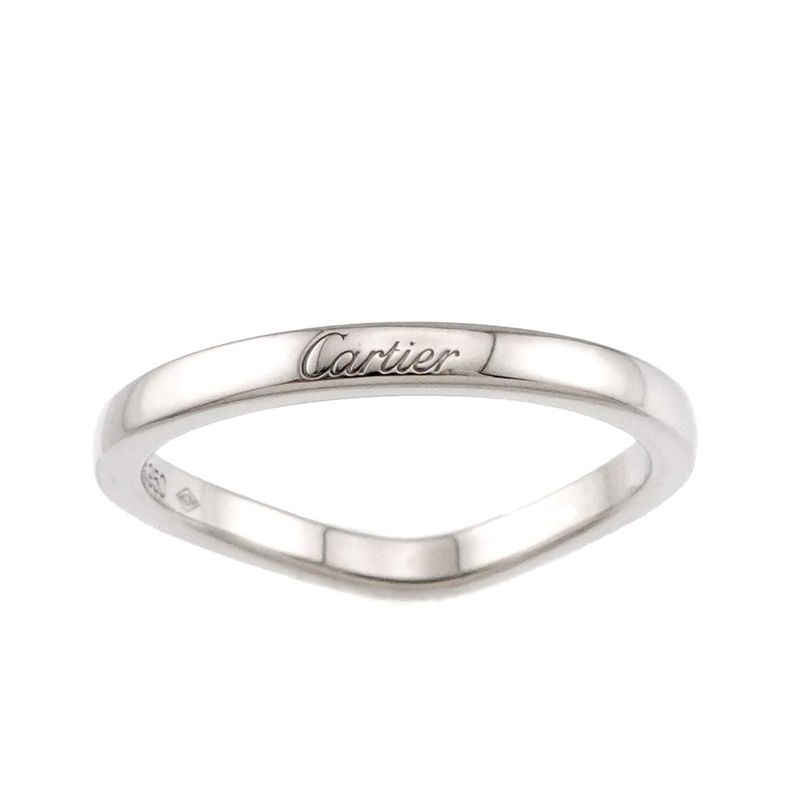 Cartier Ballerina Cab 48 Ring Width Pt Platinum
