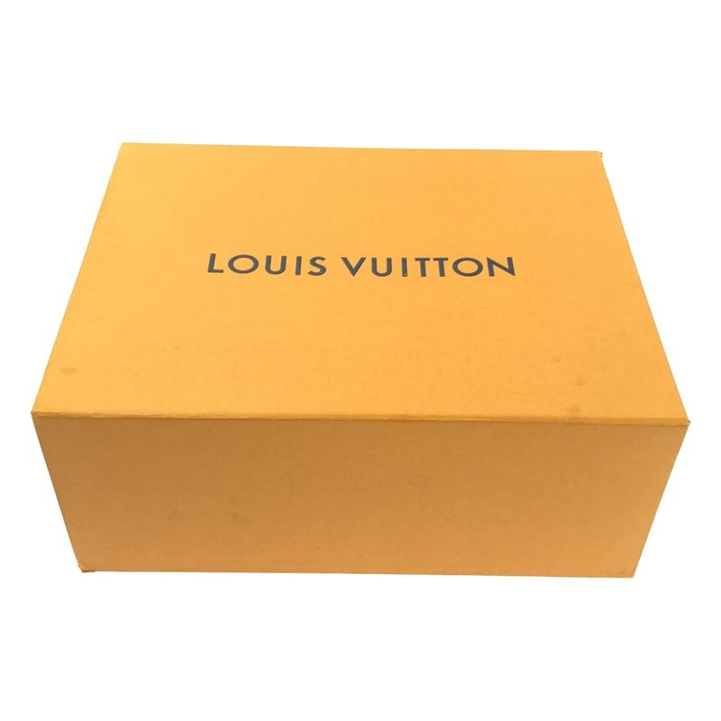 Louis Vuitton LV Trainer Leather High Cut Sneakers 7.5 Black Gray