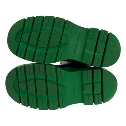 Bottega Veneta Tire Chelsea Boots 41 Black Green