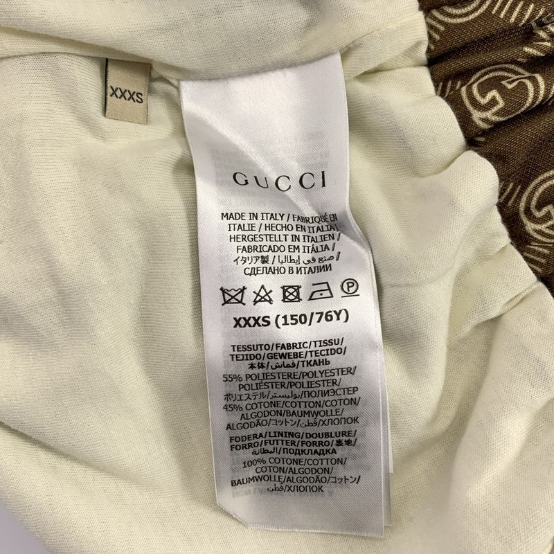 Gucci Interlocking All Over Pattern Sherry Line Cropped Track Jacket