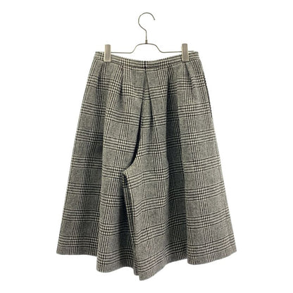 Gucci Wool Houndstooth Pleated Shorts 38 Gray