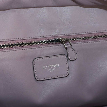 Loewe Amazona 36 Hand Bag Leather Pink Purple Silver