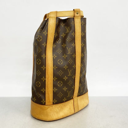 Louis Vuitton Shoulder Bag Monogram Randonnee PM Brown