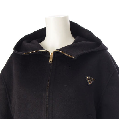 Prada Wool Angora Lightweight Cashgora Jacket Black 40