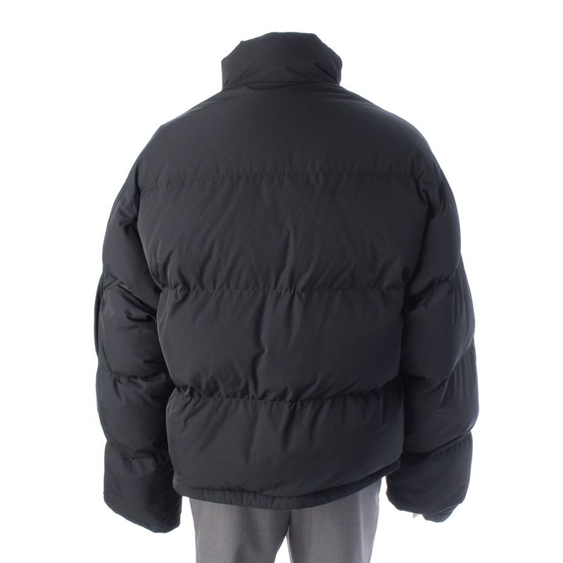 Balenciaga Nylon Silk Reversible Down Jacket Black