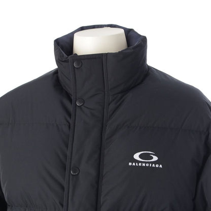 Balenciaga Nylon Silk Reversible Down Jacket Black