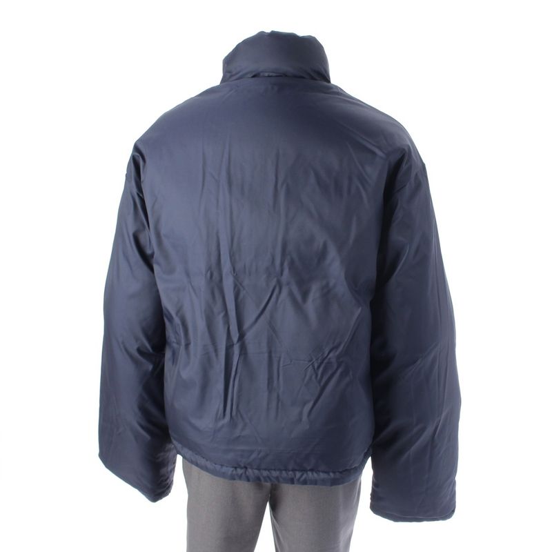 Balenciaga Nylon Silk Reversible Down Jacket Black