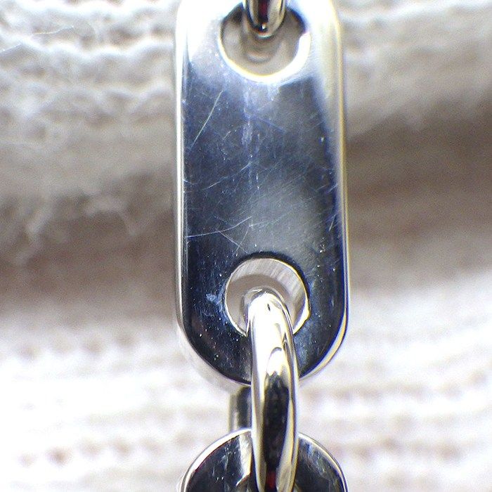 Cartier Bracelet Figaro Chain 18K White Gold