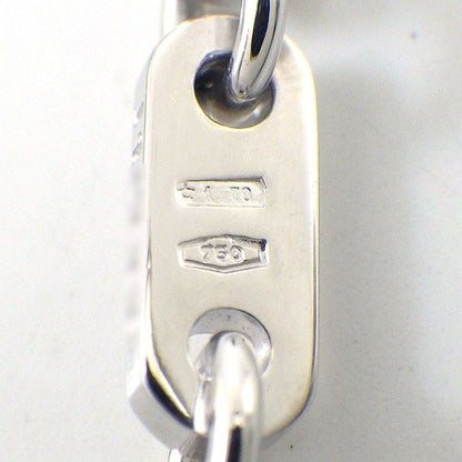 Cartier Bracelet Figaro Chain 18K White Gold