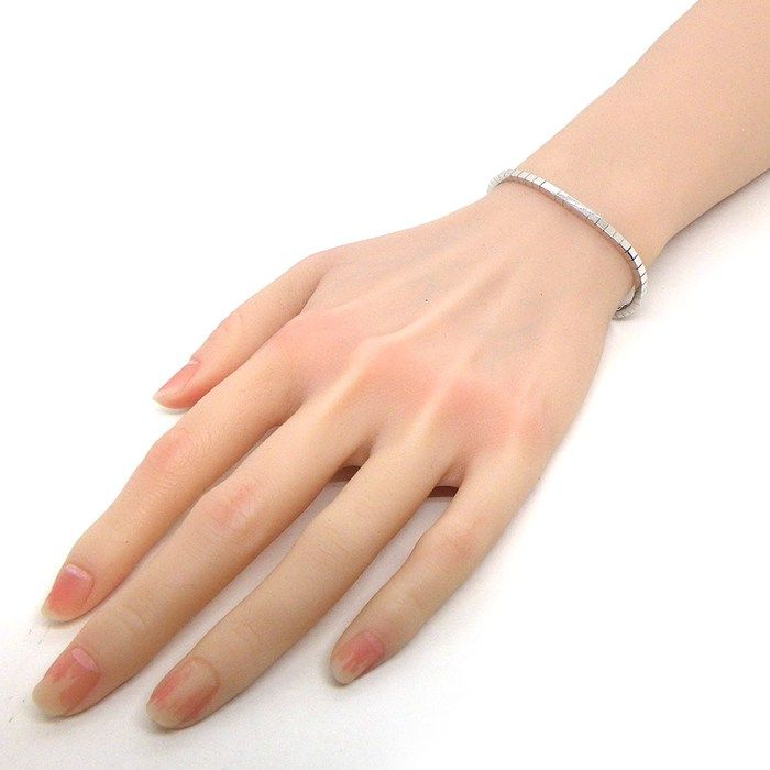 Cartier Bracelet Lanier Logo 18K White Gold 16