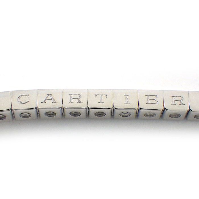 Cartier Bracelet Lanier Logo 18K White Gold 16
