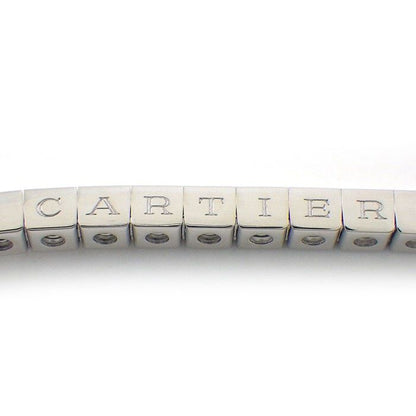 Cartier Bracelet Lanier Logo 18K White Gold 16