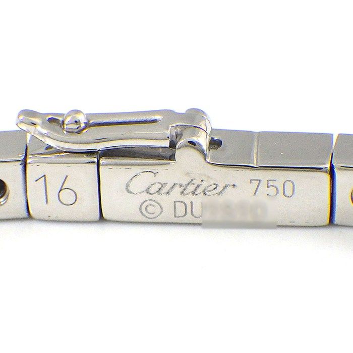Cartier Bracelet Lanier Logo 18K White Gold 16