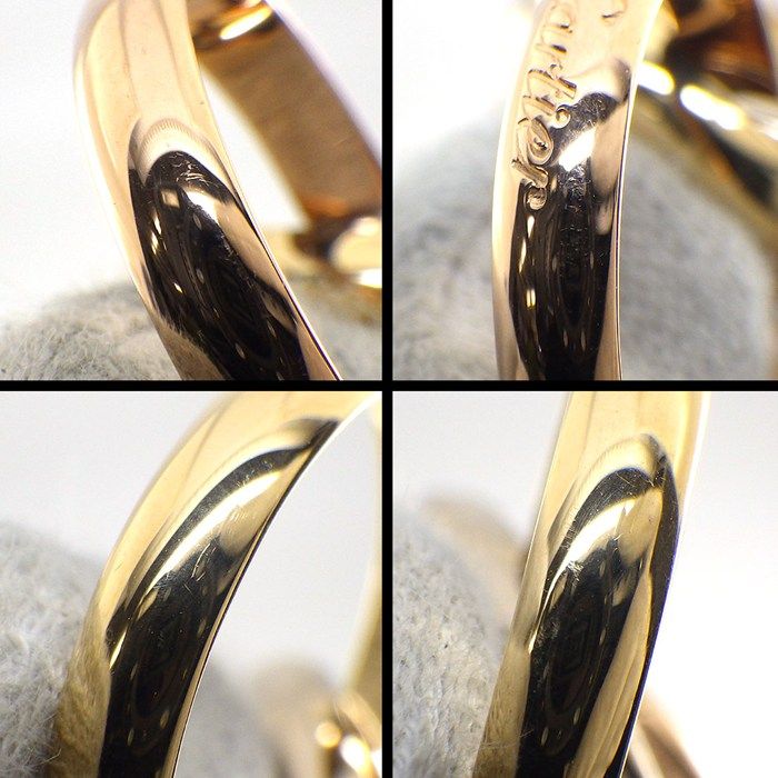 Cartier Ring Trinity Three Color 18K Pink Gold 18K White Yellow