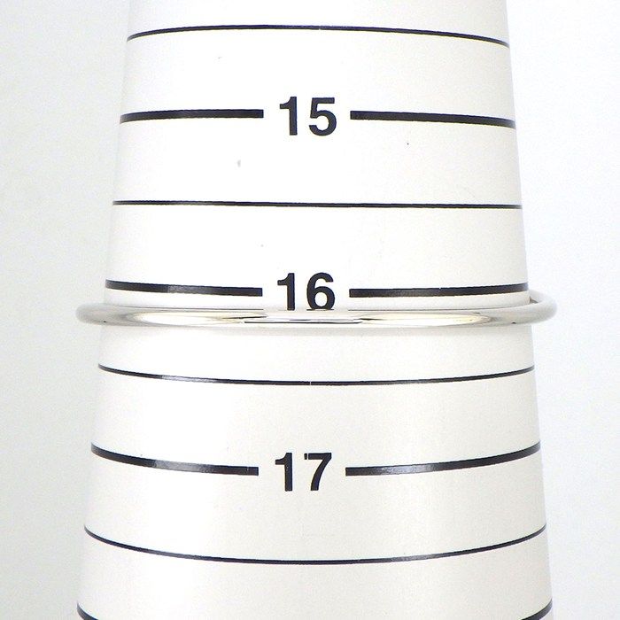 Tiffany & Co. Bangle T Wire 18K White Gold M