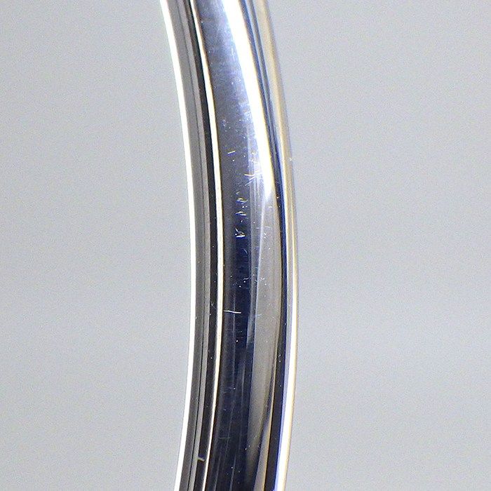 Tiffany & Co. Bangle T Wire 18K White Gold M